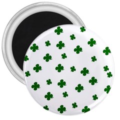 St  Patrick s Clover Pattern 3  Magnets