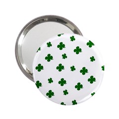 St  Patrick s Clover Pattern 2 25  Handbag Mirrors by Valentinaart