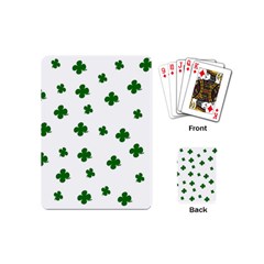 St  Patrick s Clover Pattern Playing Cards (mini) 