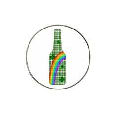 St  Patricks Day - Bottle Hat Clip Ball Marker by Valentinaart