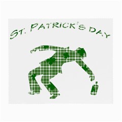 St  Patrick s Day Small Glasses Cloth by Valentinaart