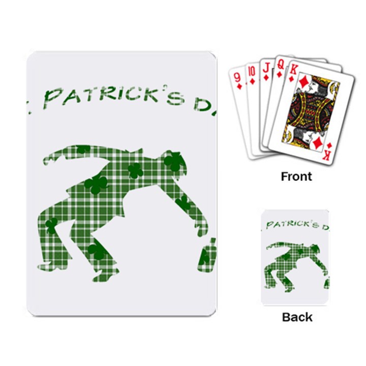 St. Patrick s day Playing Card