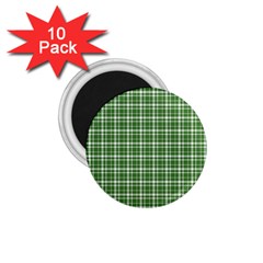 St  Patricks Day Plaid Pattern 1 75  Magnets (10 Pack)  by Valentinaart