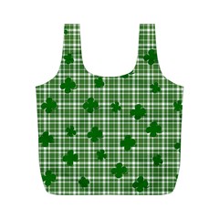 St  Patrick s Day Pattern Full Print Recycle Bags (m)  by Valentinaart