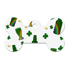 St  Patricks Day  Dog Tag Bone (two Sides)