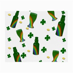 St  Patricks Day  Small Glasses Cloth (2-side) by Valentinaart