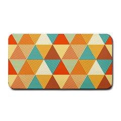 Golden Dots And Triangles Pattern Medium Bar Mats