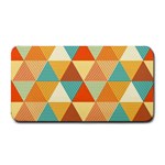 Golden dots and triangles pattern Medium Bar Mats 16 x8.5  Bar Mat