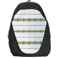 Ethnic Floral Stripes Backpack Bag by dflcprints