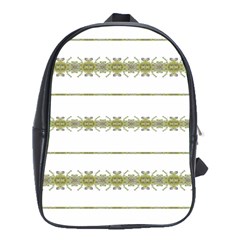 Ethnic Floral Stripes School Bags (xl)  by dflcprints