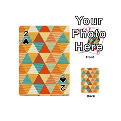 Triangles Pattern  Playing Cards 54 (mini)  by TastefulDesigns