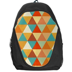 Triangles Pattern  Backpack Bag by TastefulDesigns