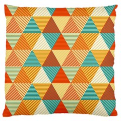 Triangles Pattern  Standard Flano Cushion Case (one Side)