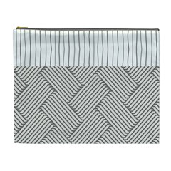 Lines And Stripes Patterns Cosmetic Bag (xl) by TastefulDesigns