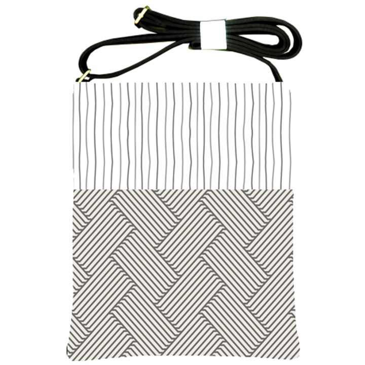 Lines and stripes patterns Shoulder Sling Bags