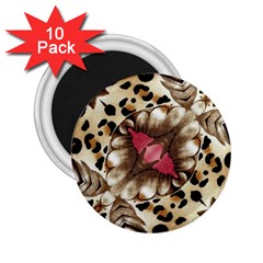 Animal Tissue And Flowers 2 25  Magnets (10 Pack)  by Amaryn4rt