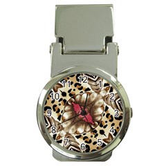 Animal Tissue And Flowers Money Clip Watches by Amaryn4rt