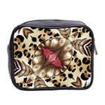 Animal Tissue And Flowers Mini Toiletries Bag 2-Side Back