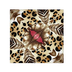 Animal Tissue And Flowers Small Satin Scarf (square) by Amaryn4rt