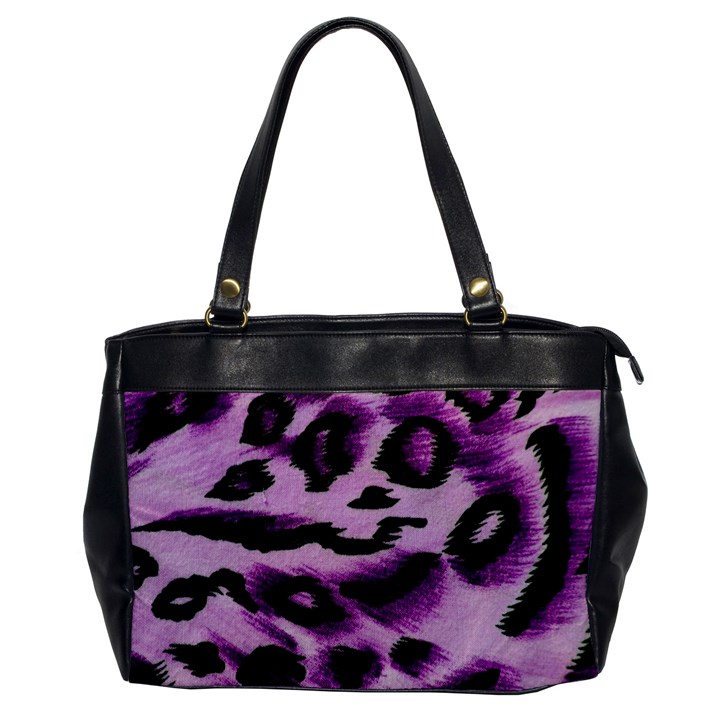 Background Fabric Animal Motifs Lilac Office Handbags