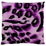 Background Fabric Animal Motifs Lilac Large Cushion Case (One Side) Front