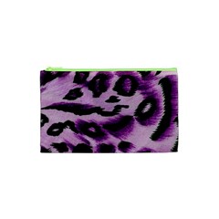 Background Fabric Animal Motifs Lilac Cosmetic Bag (xs) by Amaryn4rt