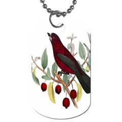 Bird On Branch Illustration Dog Tag (two Sides) by Amaryn4rt