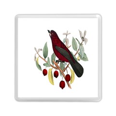 Bird On Branch Illustration Memory Card Reader (square) 