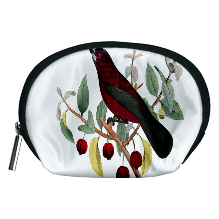 Bird On Branch Illustration Accessory Pouches (Medium) 