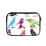 Birds Colorful Floral Funky Apple MacBook Pro 15  Zipper Case Front