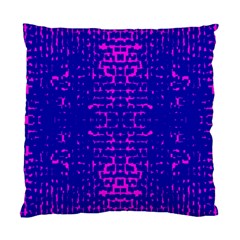 Blue And Pink Pixel Pattern Standard Cushion Case (two Sides)