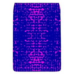 Blue And Pink Pixel Pattern Flap Covers (s)  by Amaryn4rt