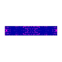 Blue And Pink Pixel Pattern Flano Scarf (mini)