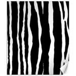 Zebra Background Pattern Canvas 8  x 10  8.15 x9.66  Canvas - 1