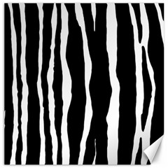 Zebra Background Pattern Canvas 16  X 16   by Amaryn4rt