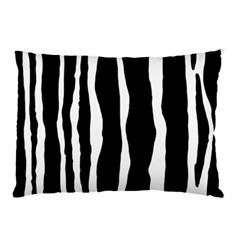 Zebra Background Pattern Pillow Case by Amaryn4rt