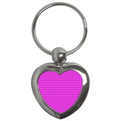 Clovers On Pink Key Chains (heart)  by PhotoNOLA