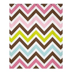 Chevrons Stripes Colors Background Shower Curtain 60  X 72  (medium)  by Amaryn4rt