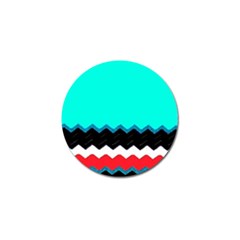 Pattern Digital Painting Lines Art Golf Ball Marker (10 Pack) by Amaryn4rt