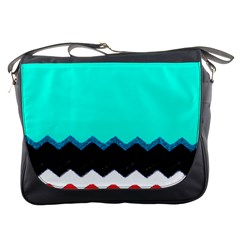 Pattern Digital Painting Lines Art Messenger Bags