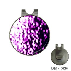 Bokeh Background In Purple Color Hat Clips With Golf Markers by Amaryn4rt