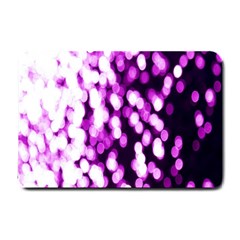 Bokeh Background In Purple Color Small Doormat  by Amaryn4rt