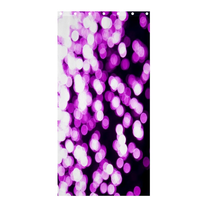 Bokeh Background In Purple Color Shower Curtain 36  x 72  (Stall) 