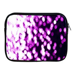 Bokeh Background In Purple Color Apple Ipad 2/3/4 Zipper Cases by Amaryn4rt