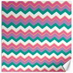 Chevron Pattern Colorful Art Canvas 12  x 12   11.4 x11.56  Canvas - 1