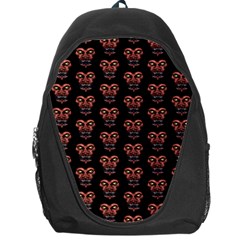 Dark Conversational Pattern Backpack Bag by dflcprints