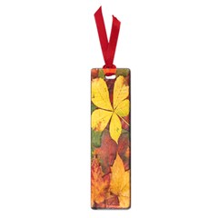 Colorful Autumn Leaves Leaf Background Small Book Marks by Amaryn4rt