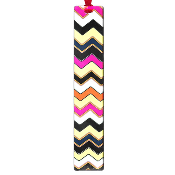 Colorful Chevron Pattern Stripes Large Book Marks