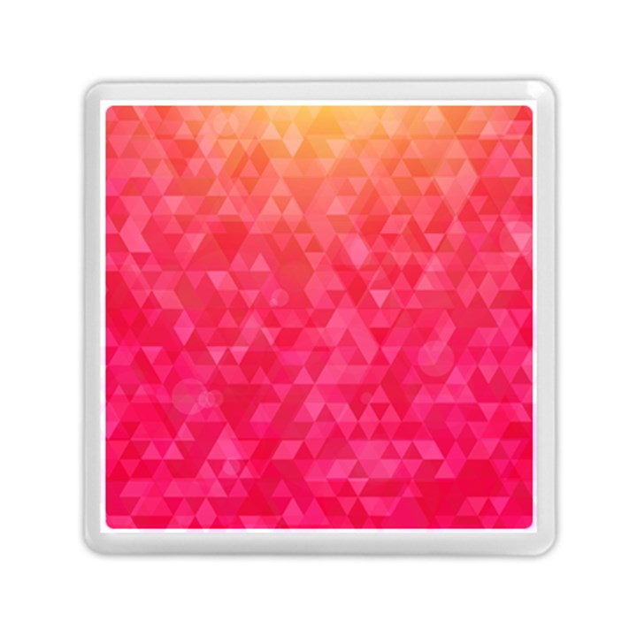 Abstract red octagon polygonal texture Memory Card Reader (Square) 