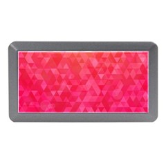 Abstract Red Octagon Polygonal Texture Memory Card Reader (mini) by TastefulDesigns